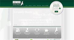 Desktop Screenshot of grundybank.com